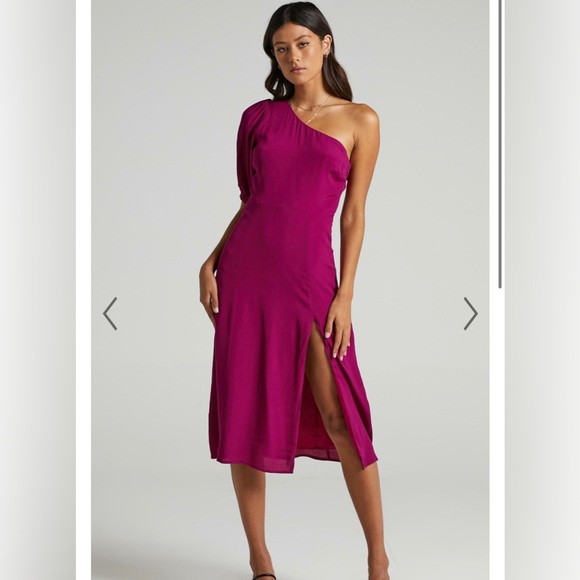 Showpo One Shoulder Midi Dress - Picture 1 of 3